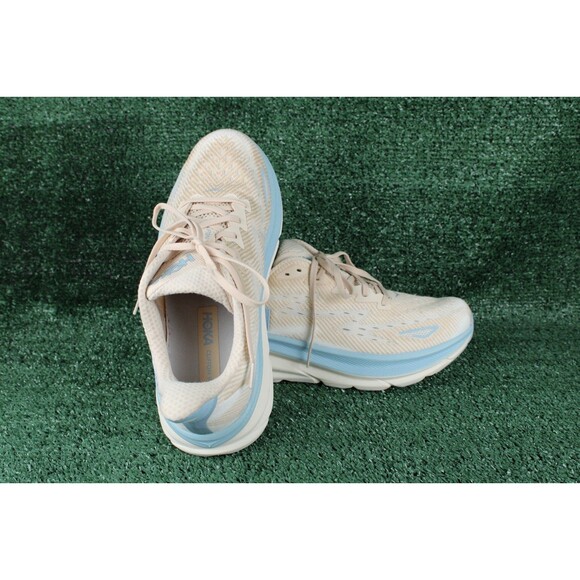 Hoka One One M Clifton Oak Alabaster Running Cushion Mens Size 10.5 D Excellent - Picture 1 of 16